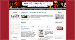 Desktop Screenshot of olivettiani.org