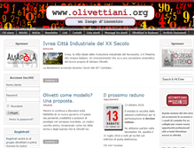 Tablet Screenshot of olivettiani.org